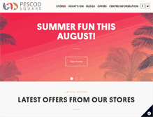 Tablet Screenshot of pescodshopping.com